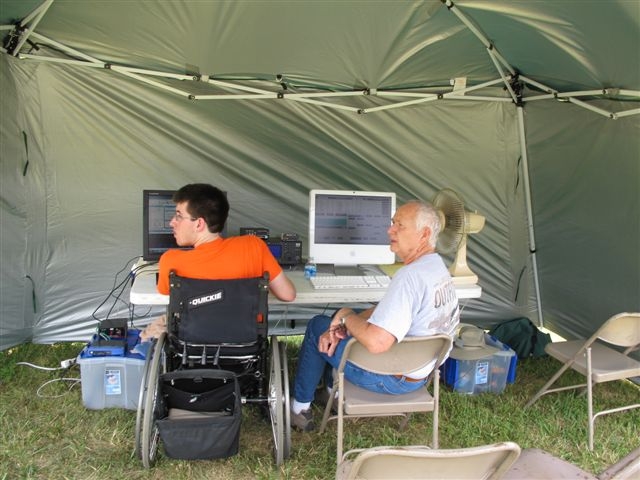 [2012 Field Day Digital Station Tent]
